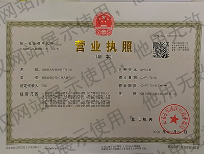 企业营业执照信息公示